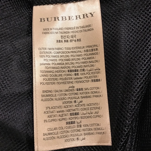 Burberry Mayther Technical Nylon Bomber Black 12 - Picture 6 of 9